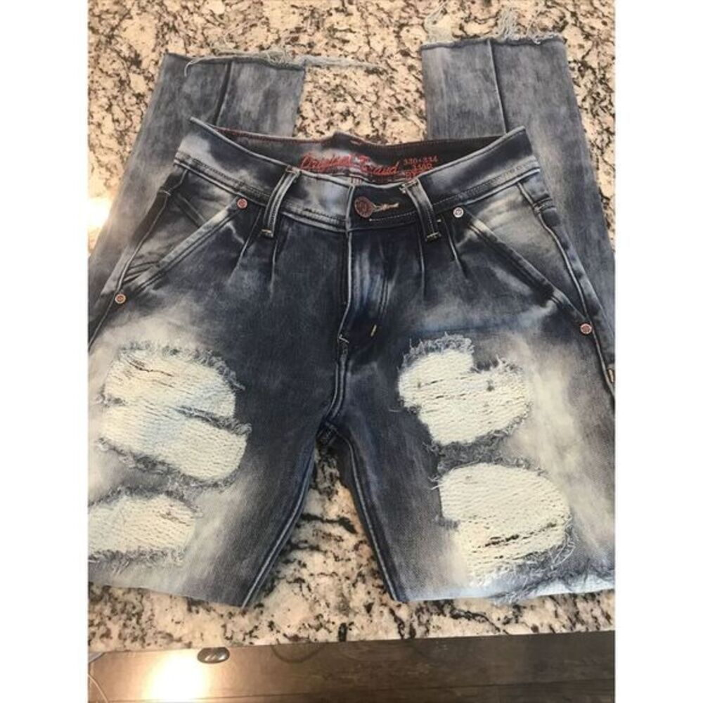 Original Brand Jeans OJ destroyed denim stretch jeans‎ 28